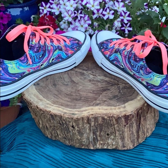 Psychedelic / Hippy Chick Converse Sz 7 - Picture 8 of 16